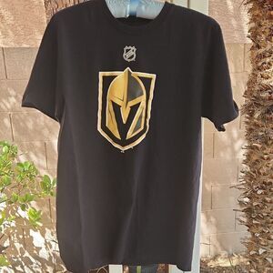 Black and Gold NHL Vegas Golden Knights Fleury#29 T-Shirt